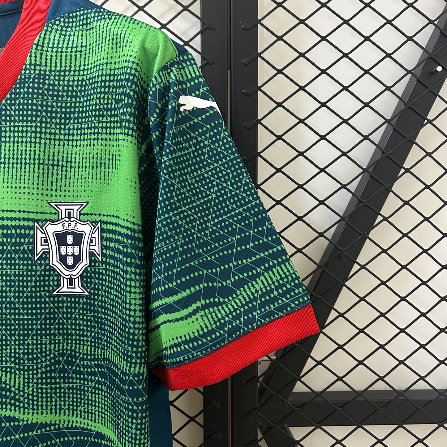 Camiseta Portugal Entrenamiento Verde 2025 Versión Fan