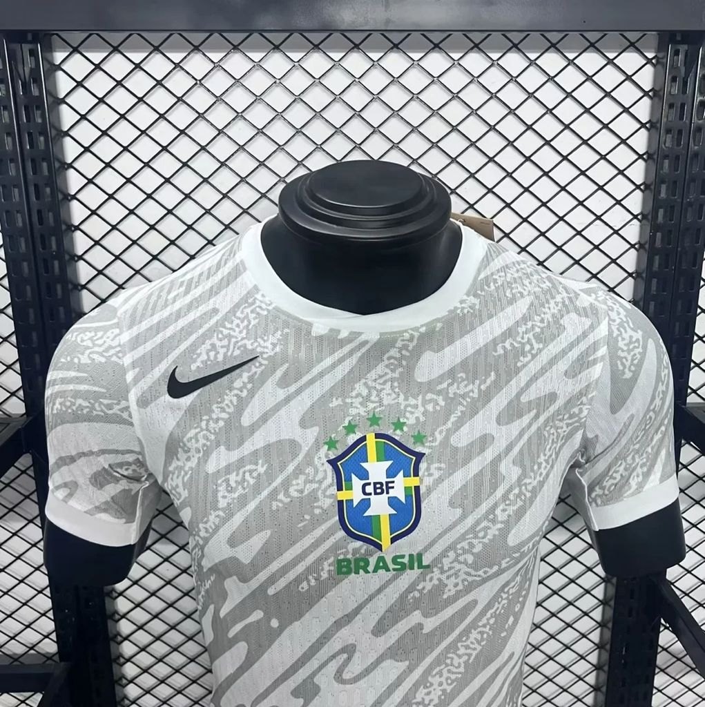 Camiseta Brasil Edición Especial Blanca 2024 Versión Jugador