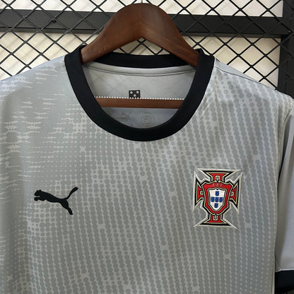 Camiseta Portugal Portero Gris 2025/26 Versión Fan