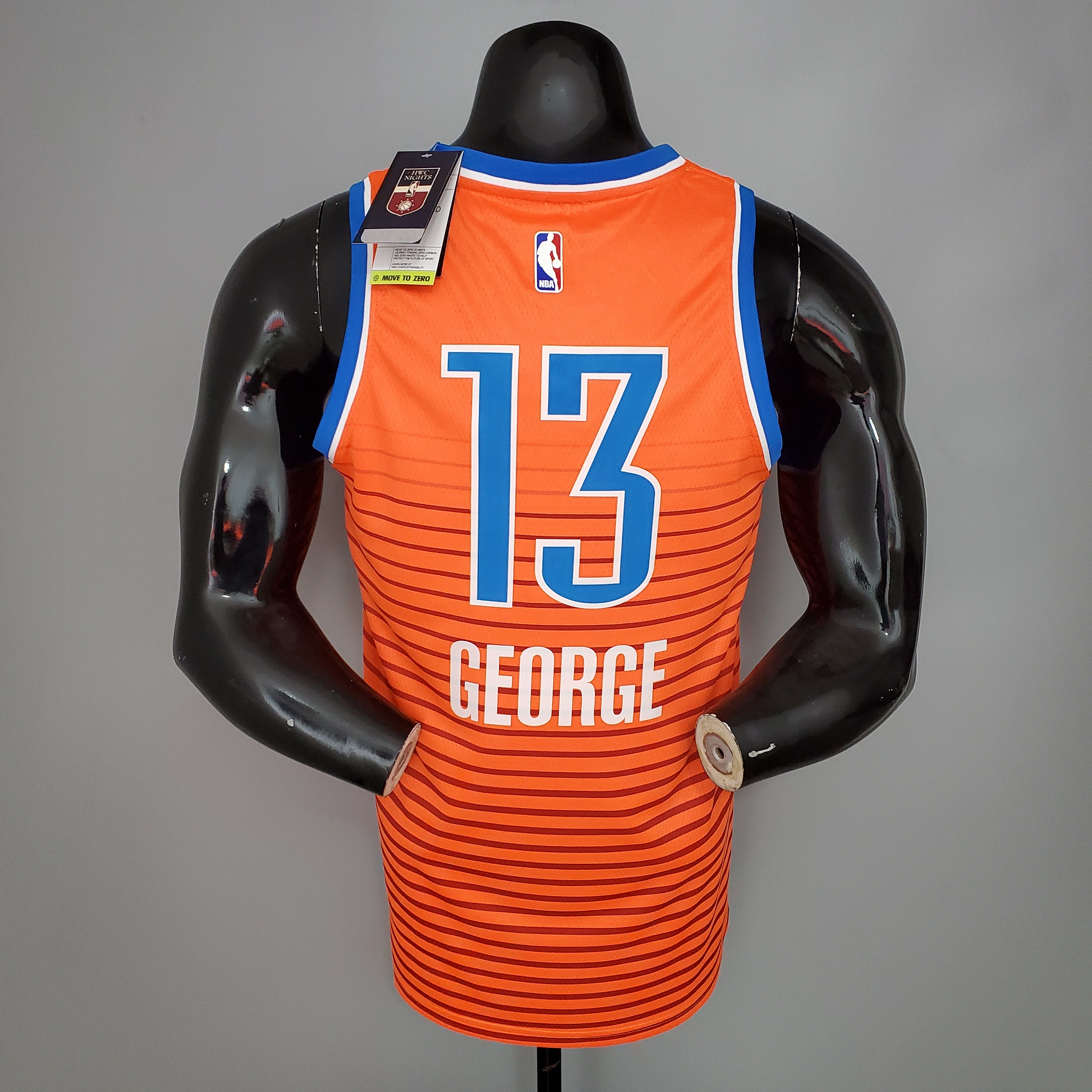 Oklahoma City Thunder "Orange Stripes" Naranjo