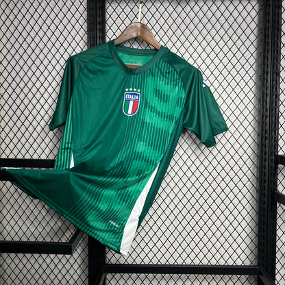 Camiseta Italia Pre Partido 2024 Versión Fan