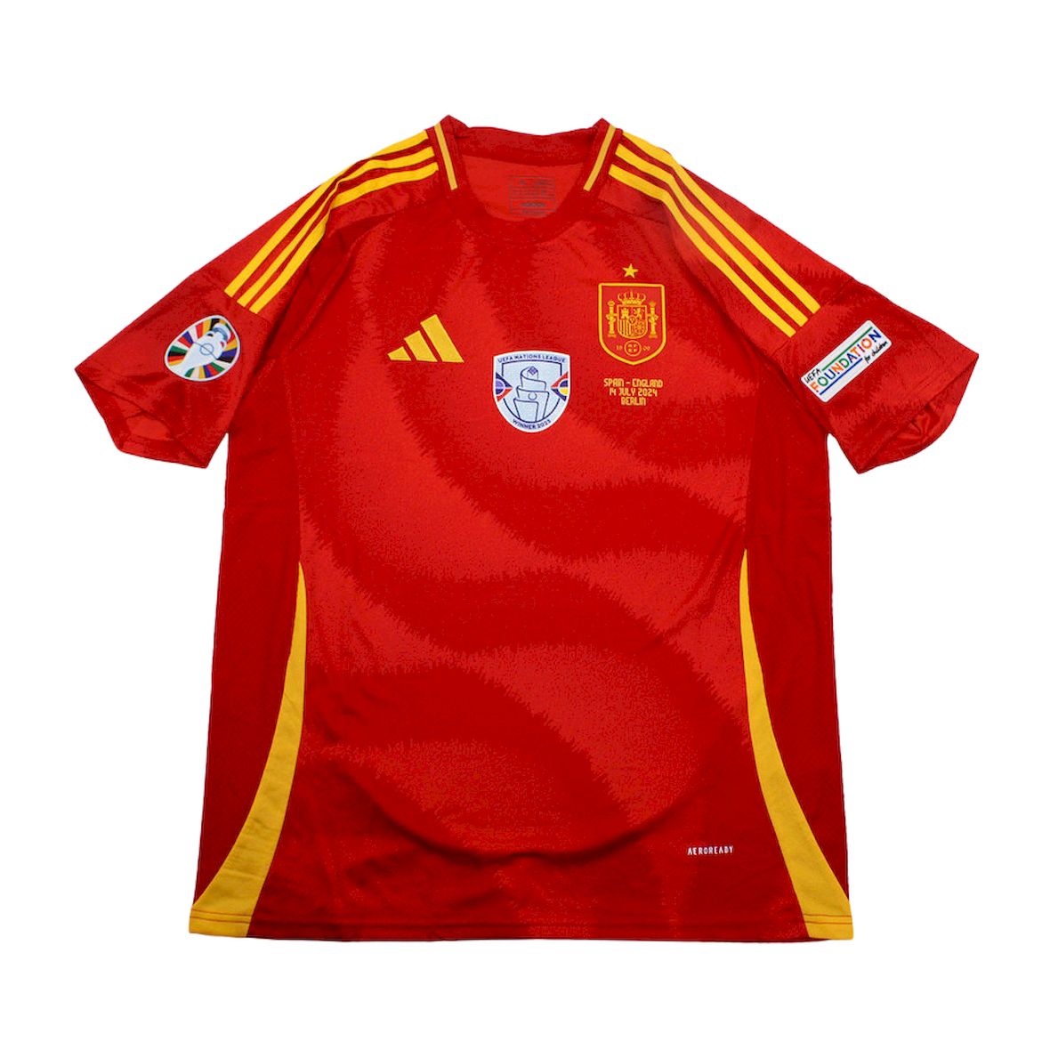 Camiseta España Local "Campeones Euro" 2024 Versión Fan