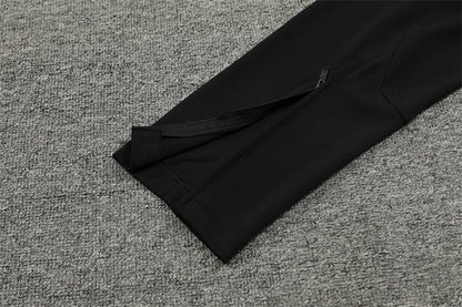 Buzo Completo Real Madrid Negro Diseño Dorado