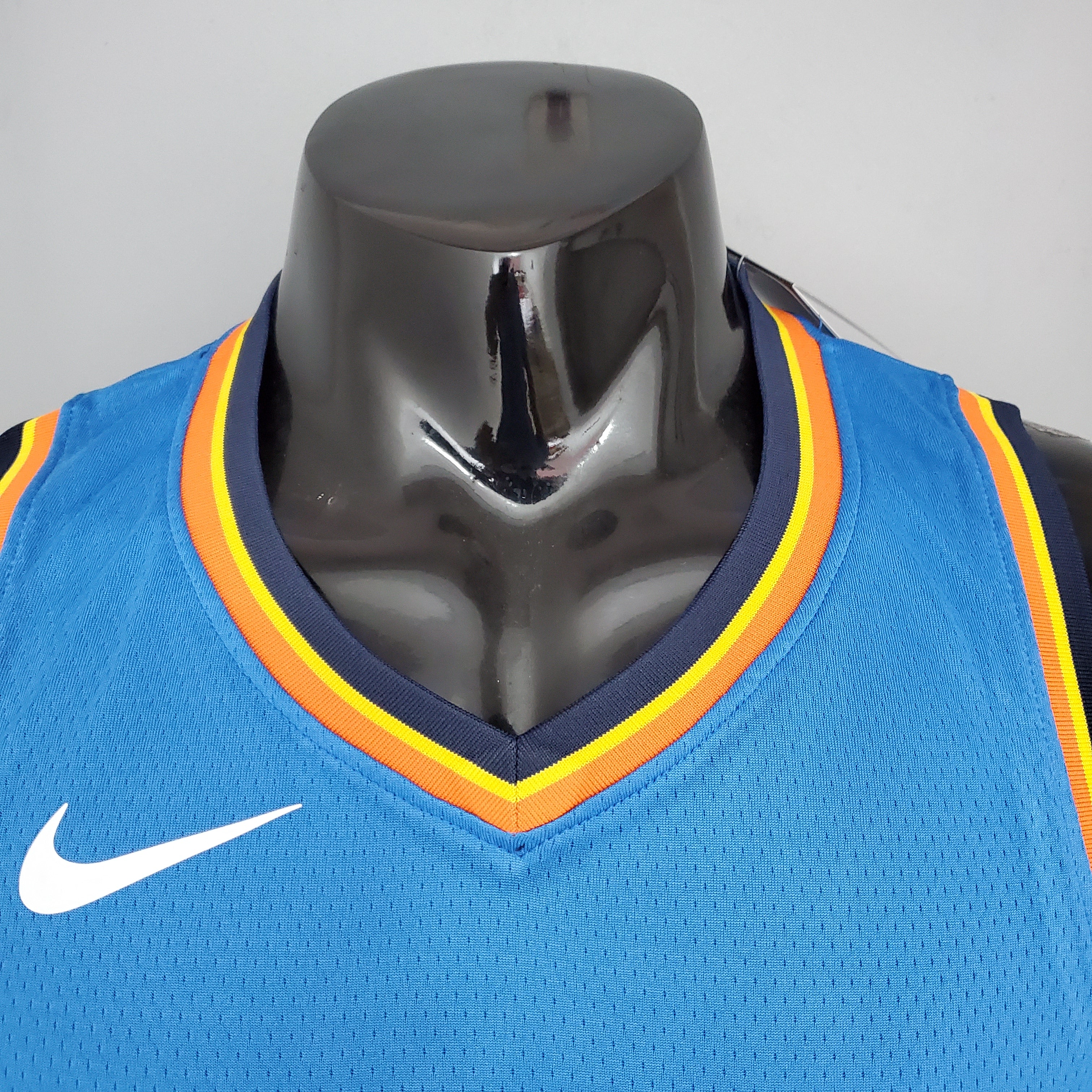 Oklahoma City Thunder Camiseta Clásica Celeste Naranja