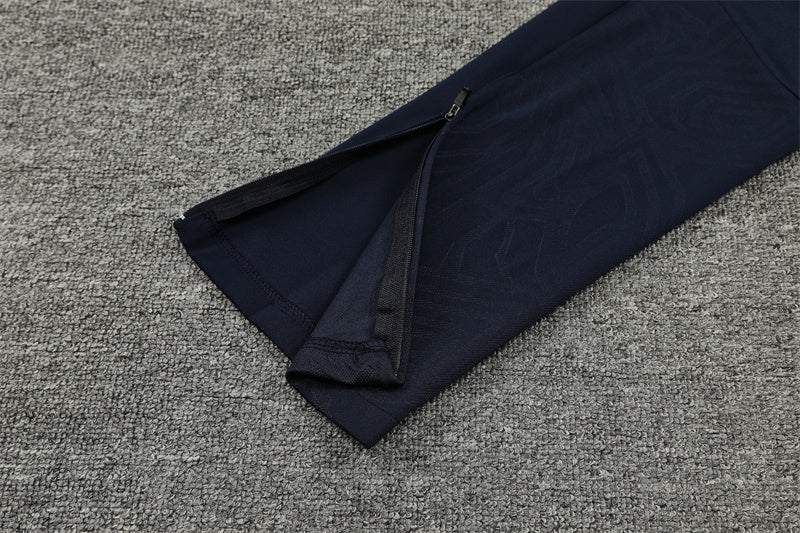 Buzo Completo Marsella Azul Marino Diseño Rojo