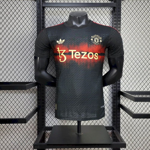 Camiseta Manchester United Edición Especial Negro 2025/26 Versión Jugador