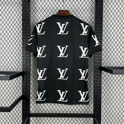 Camiseta Real Madrid "Louis Vuitton Negro" 2025/26 Versión Fan