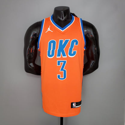 Camiseta Oklahoma City Thunder "Orange Stripes" Naranjo