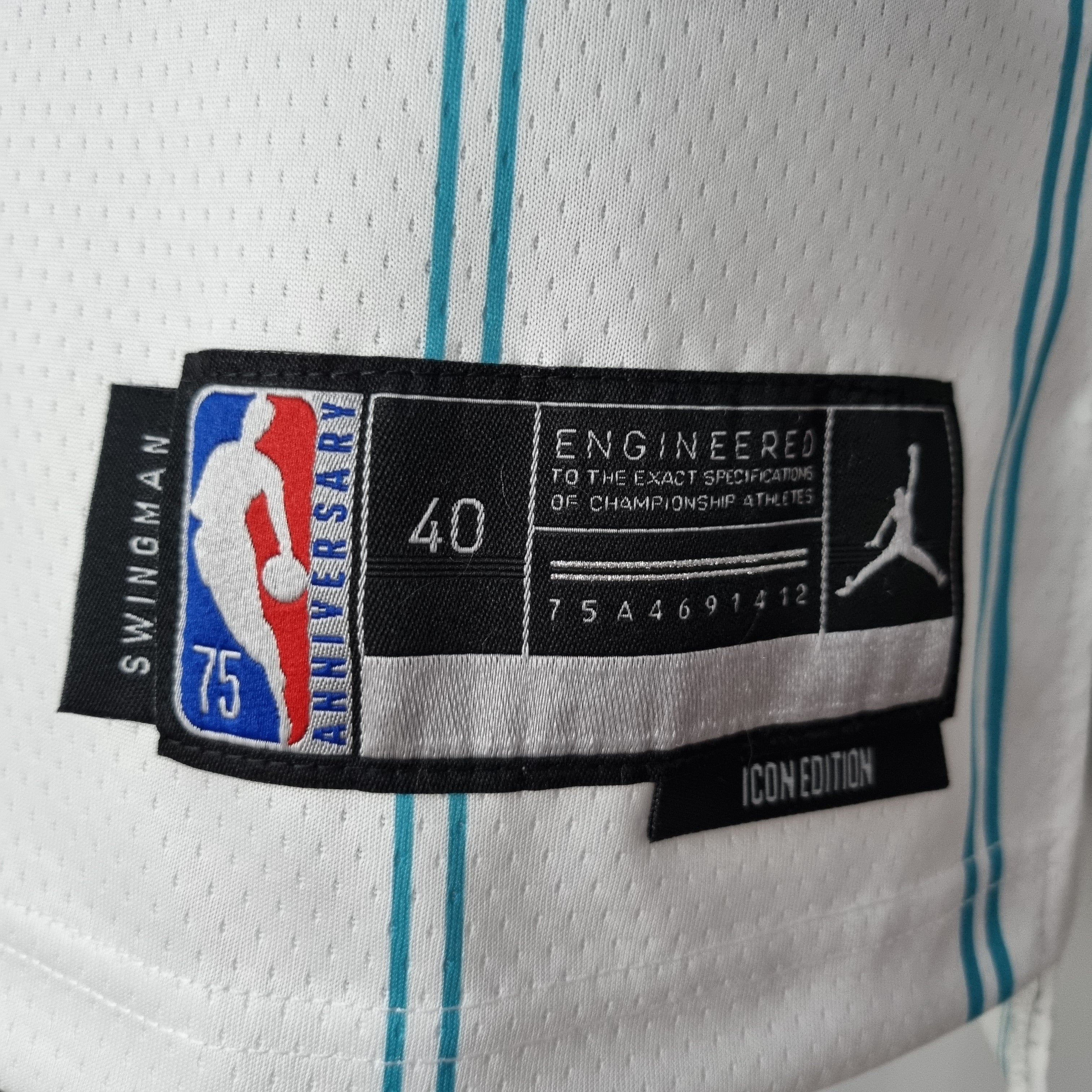 Charlotte Hornets Camiseta Clásica Blanca