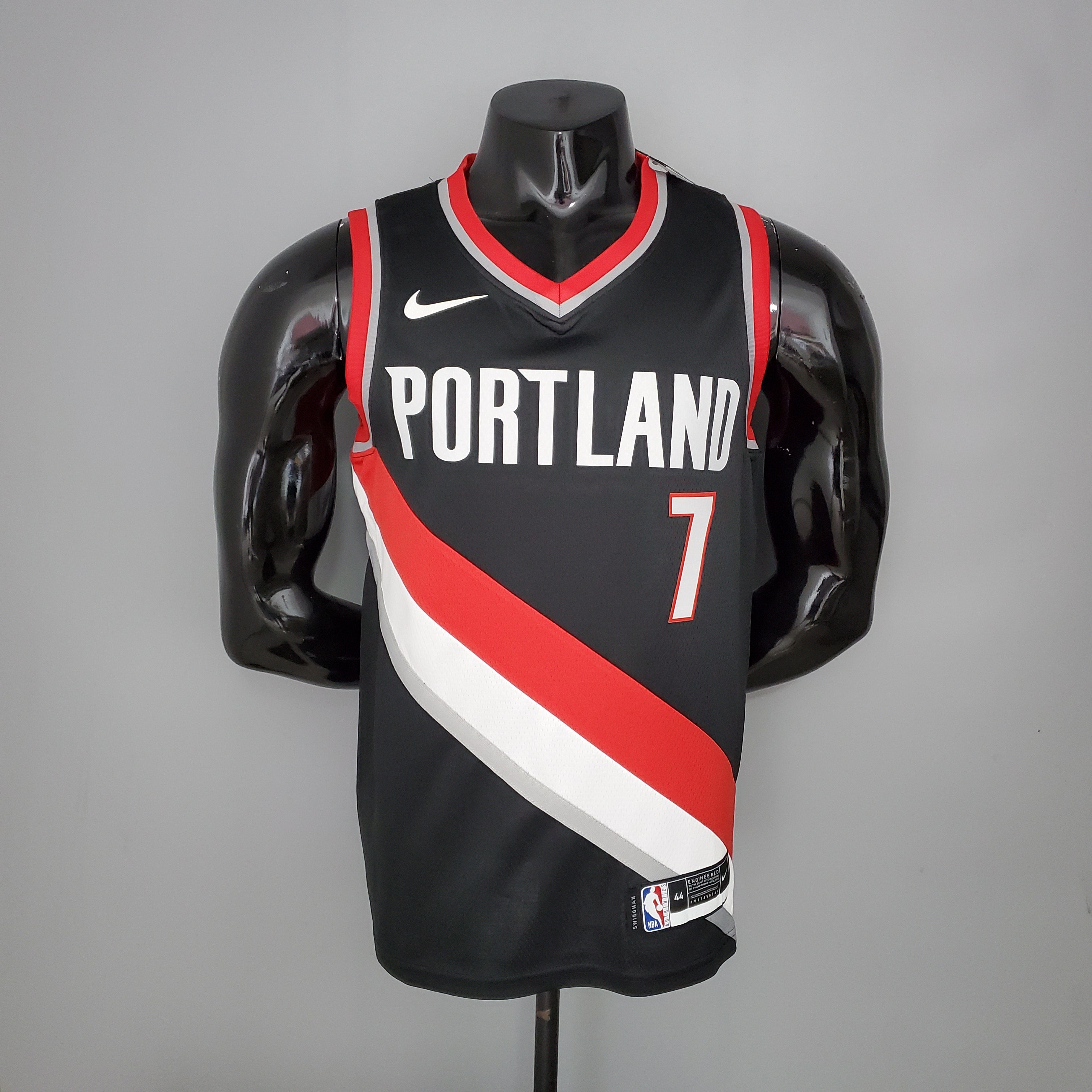 Portland Trail Blazers Camiseta Negra Clásica