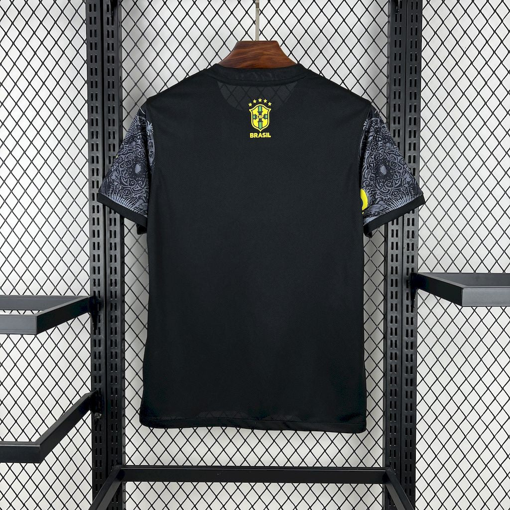 Camiseta Brasil "Edición Cristo Redentor Gris" 2024 Versión Fan