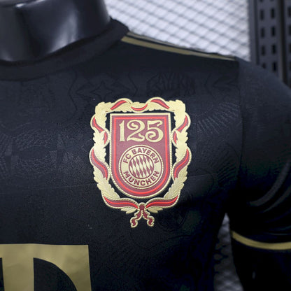 Camiseta Bayern Munich "125 Aniversario Black Color" 2024/25 Versión Jugador