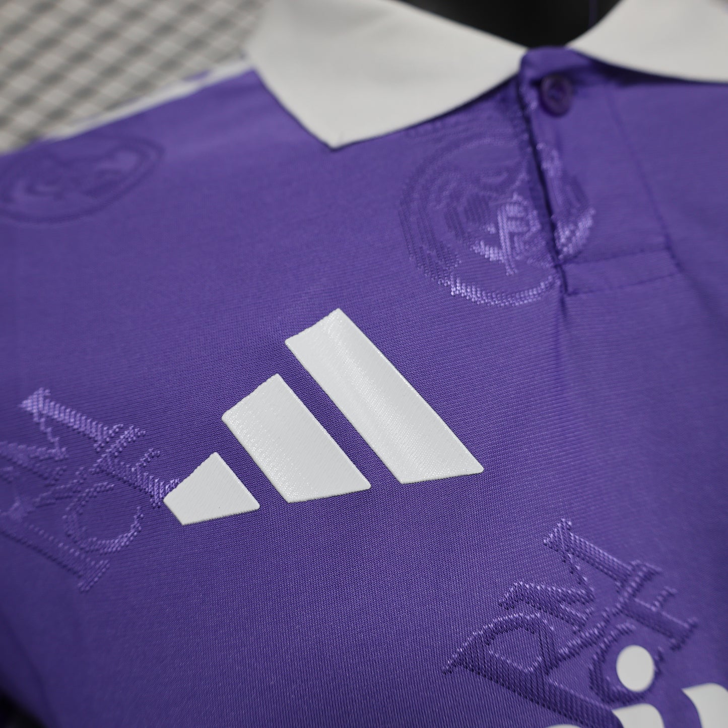 Camiseta Real Madrid Polo Morada 2025/26 Versión Jugador
