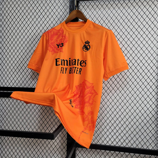 Camiseta Real Madrid "Y-3" Naranjo 2023/24 Versión Fan