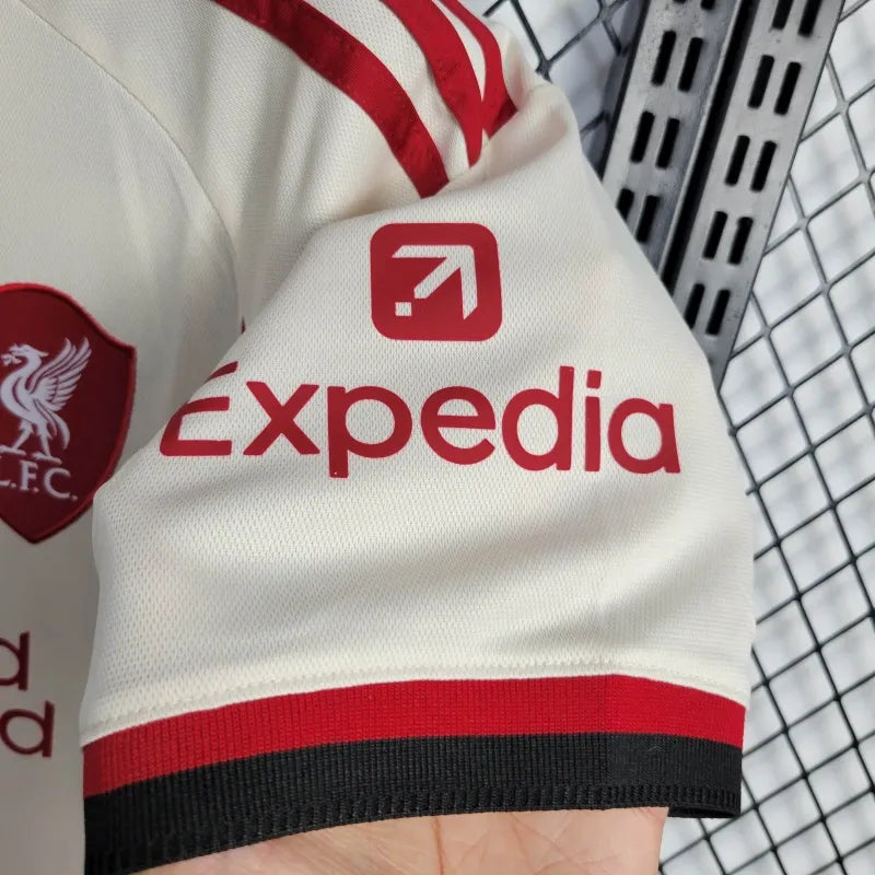 Camiseta Liverpool Visita 2025/26 Versión Fan