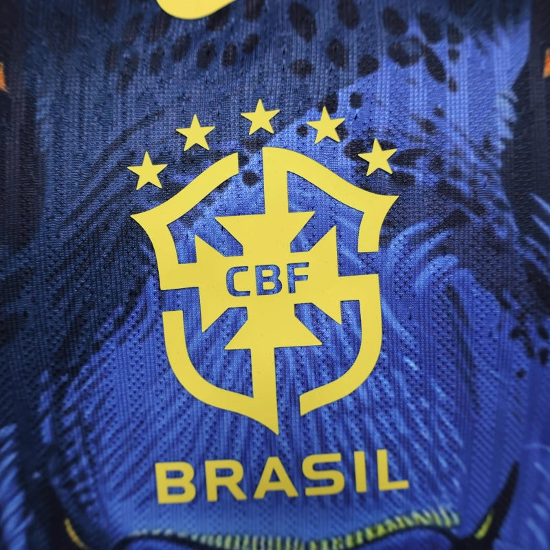 Camiseta Brasil "Edición Especial Leopardo" 2024 Versión Jugador