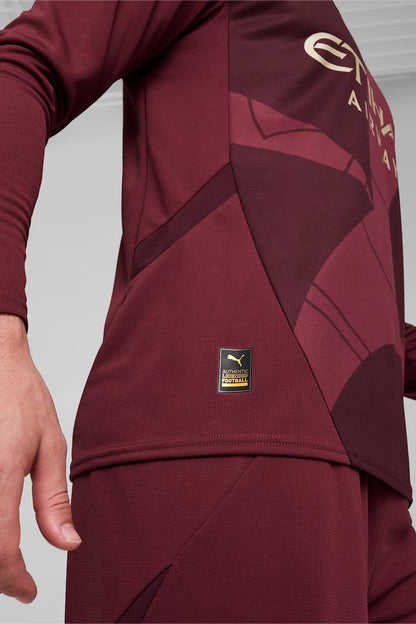 Camiseta Manchester City Tercera Manga Larga 2024/25 Versión Fan