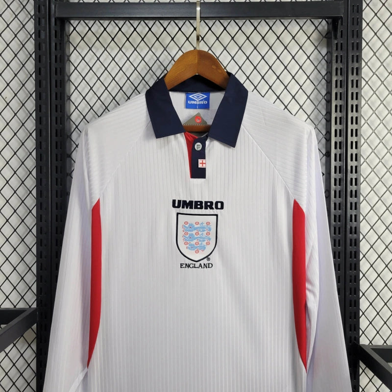 Camiseta Inglaterra Local Manga Larga Retro 1998