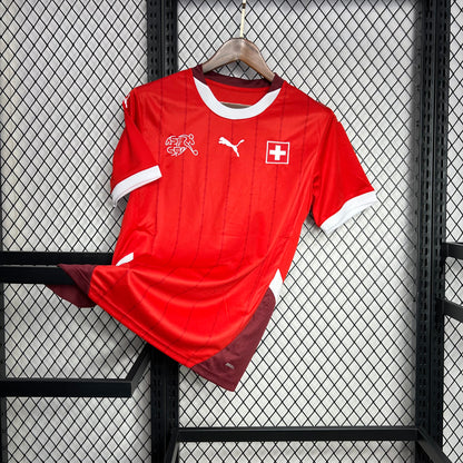 Camiseta Suiza Local 2024 Versión Fan