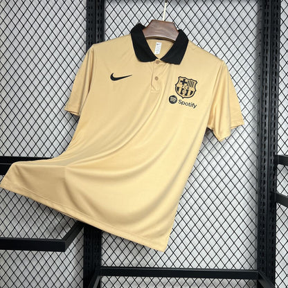 Camiseta FC Barcelona Polo Khaki 2024/25 Versión Fan