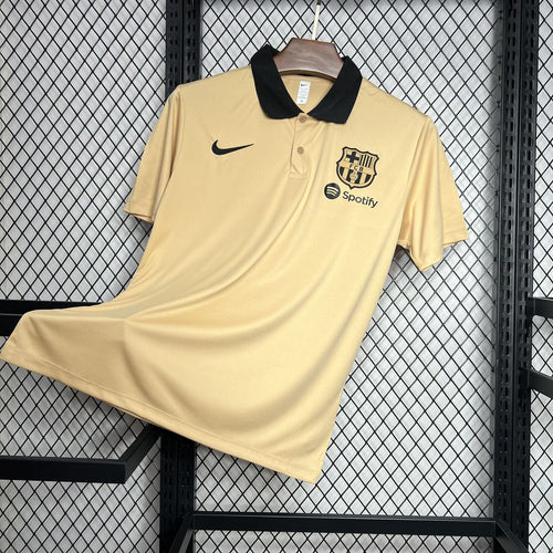 Camiseta FC Barcelona Polo Khaki 2024/25 Versión Fan