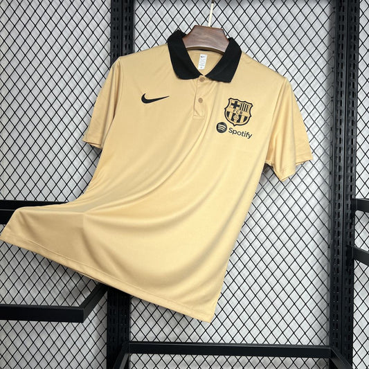 Camiseta FC Barcelona Polo Khaki 2024/25 Versión Fan