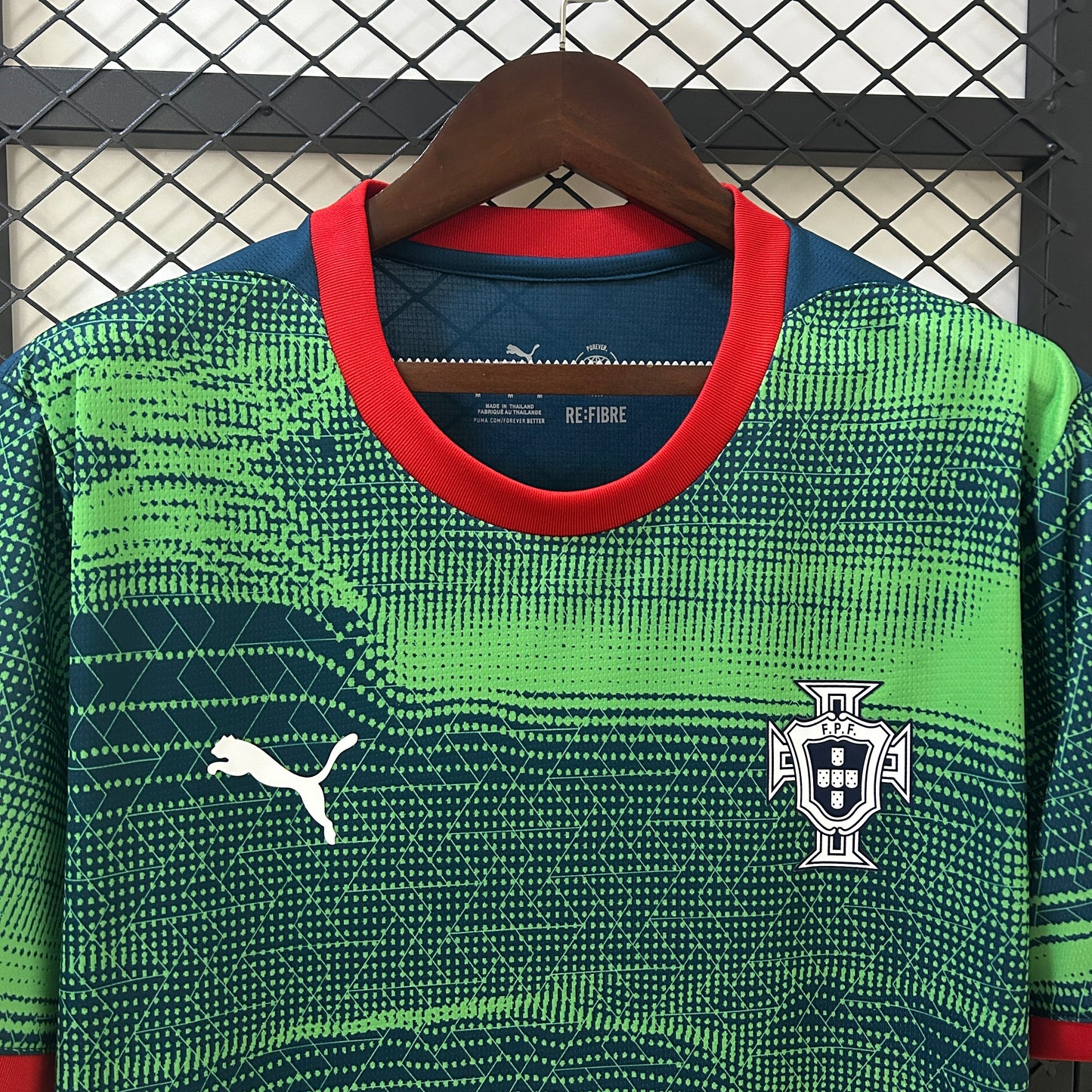 Camiseta Portugal Entrenamiento Verde 2025 Versión Fan