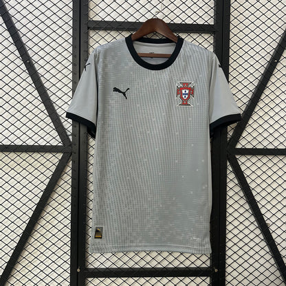 Camiseta Portugal Portero Gris 2025/26 Versión Fan