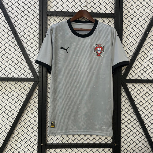 Camiseta Portugal Portero Gris 2025/26 Versión Fan