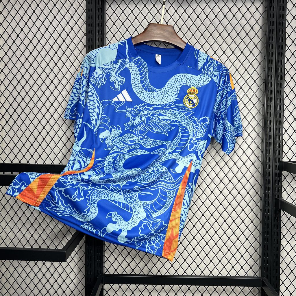 Camiseta Real Madrid Edición Especial "Dragón-Celeste" 2024/25 Versión Fan