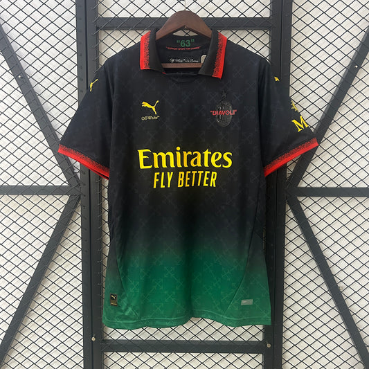 Camiseta AC Milan Edición Especial Verde 2025/26 Versión Fan