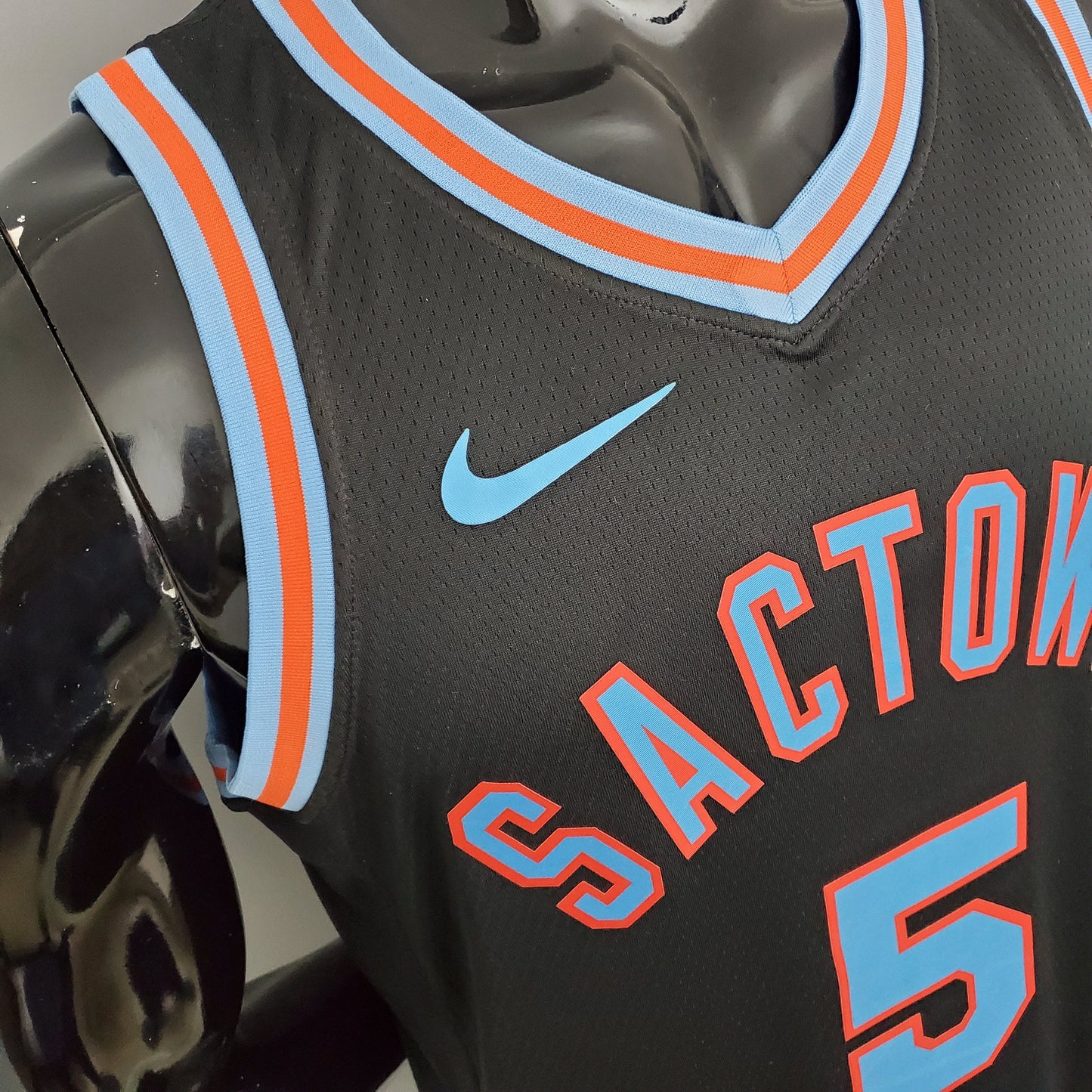 Camiseta Sacramento Kings "City Edition 2021" Negra