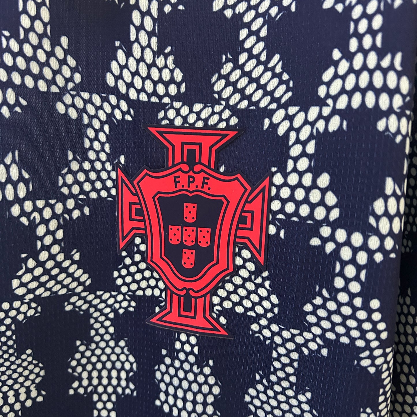 Camiseta Portugal Entrenamiento Azul 2025 Versión Fan