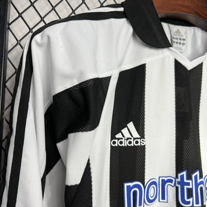 Camiseta Newcastle United Local Retro Manga Larga 2003/05