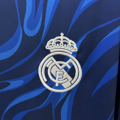 Camiseta Real Madrid Entrenamiento Azul 2025/26 Versión Fan