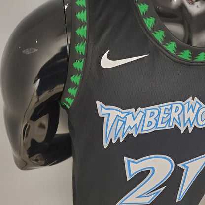 Camiseta Minnesota Timberwolves "Retro Edition" Negra