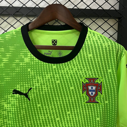 Camiseta Portugal Portero Verde 2025/26 Versión Fan