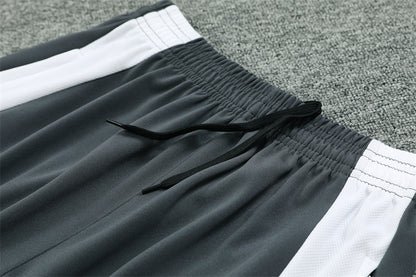 Buzo Completo con Cierre Manchester United Gris Diseño Rojo