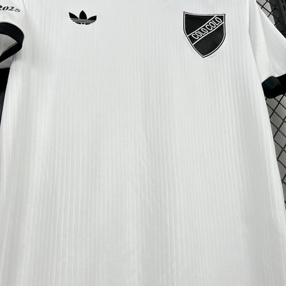 Camiseta Colo Colo "Casual Retro Blanca" 2025 Versión Fan