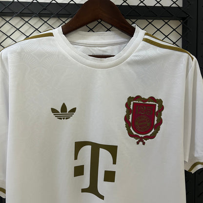 Camiseta Bayern Munich 125 Aniversario Blanco 2024/25 Versión Fan