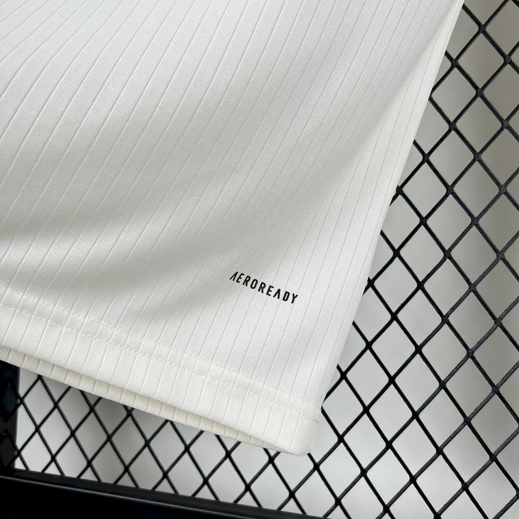 Camiseta Alemania 125 Aniversario Manga Larga Blanco 2025/26 Versión Fan