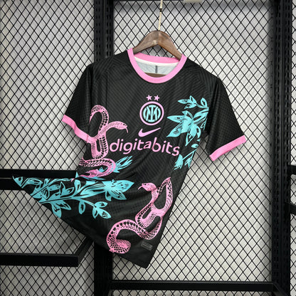 Camiseta Inter de Milán "Edición Especial Negra" 2024/25 Versión Fan