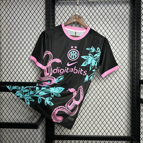 Camiseta Inter de Milán "Edición Especial Negra" 2024/25 Versión Fan