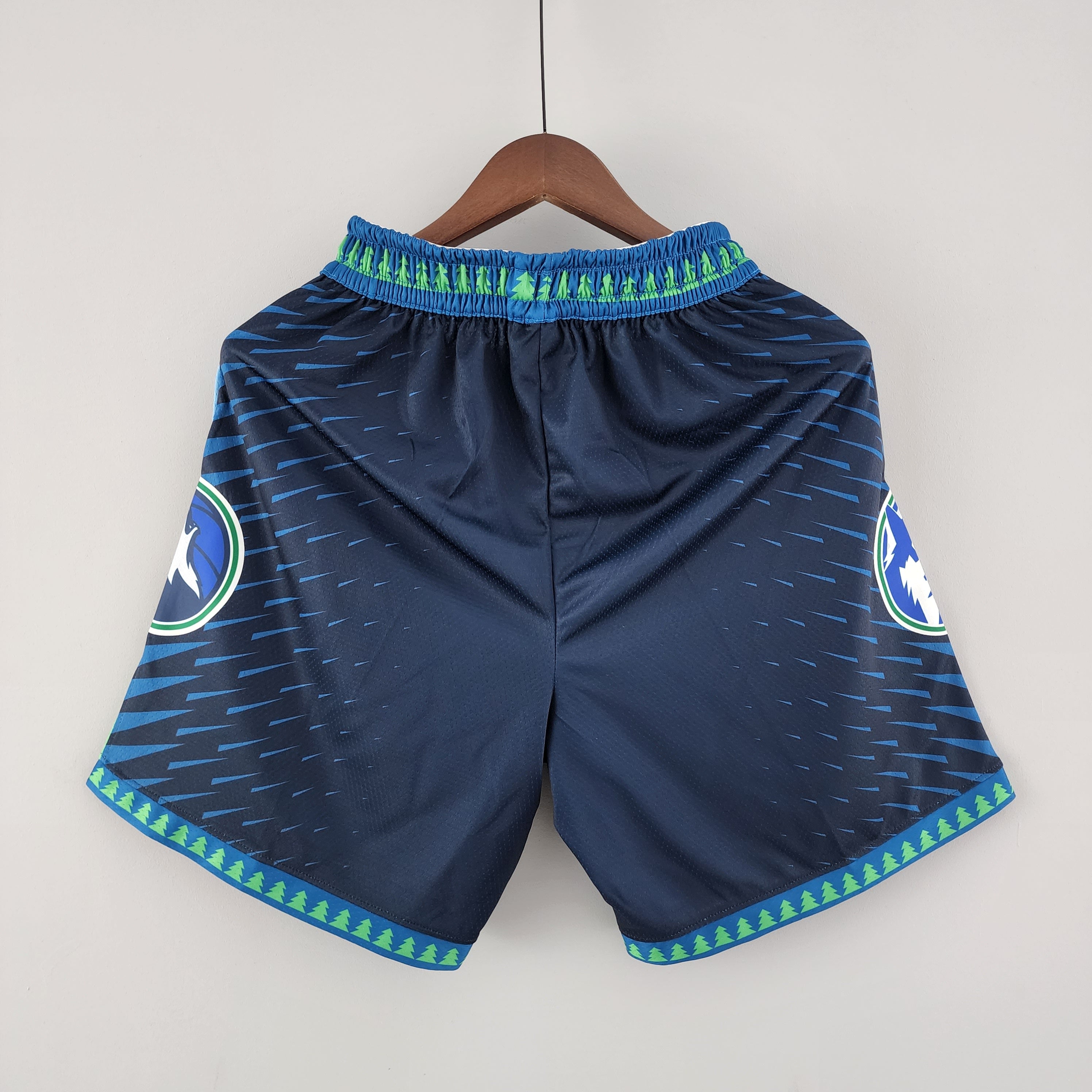 Minnesota Timberwolves Shorts Azules