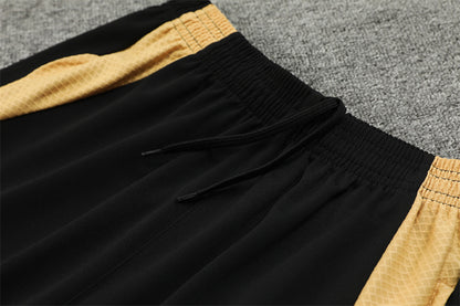 Buzo Completo Real Madrid Negro Diseño Dorado