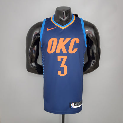 Camiseta Oklahoma City Thunder "Blue Stripes" Azul