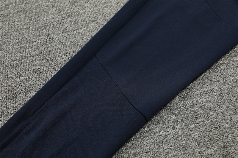 Buzo Completo Marsella Azul Marino Diseño Rojo