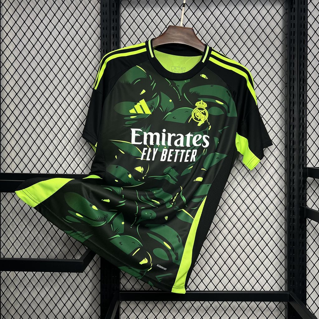 Camiseta Real Madrid Edición Especial "Negro y Verde" 2024/25 Versión Fan