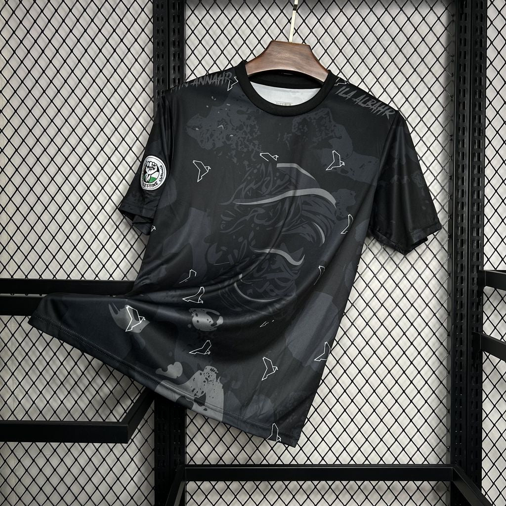 Camiseta Palestino Edición Especial Negra 2024/25 Versión Fan