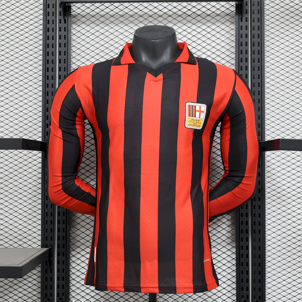 Camiseta AC Milan Manga Larga 125 Aniversario 2024/25 Versión Jugador
